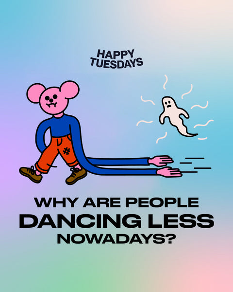Why are people dancing less nowadays?