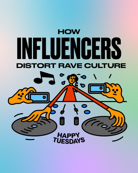 How influencers distort rave culture