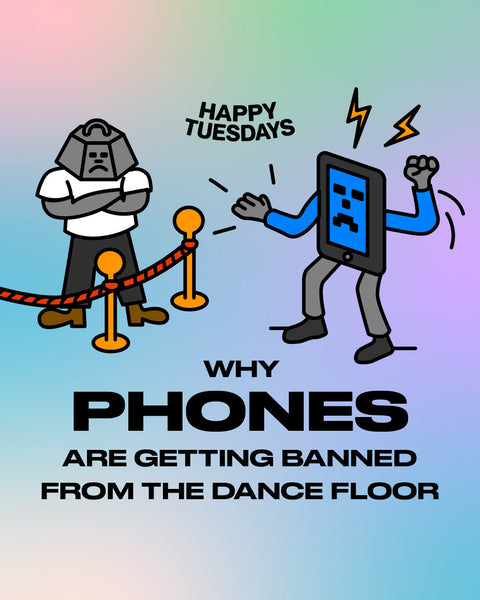 Why phones are getting banned from the dance floor